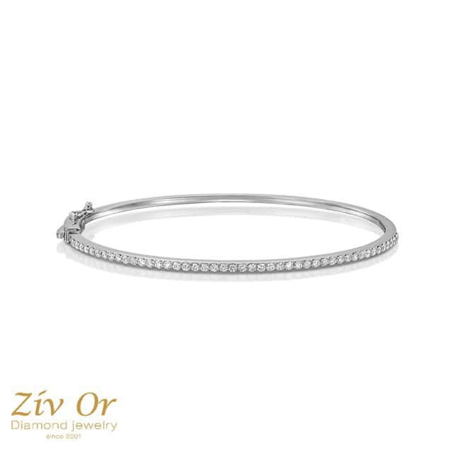 צמיד יהלומים לאישה 0.52ct Bangle-1