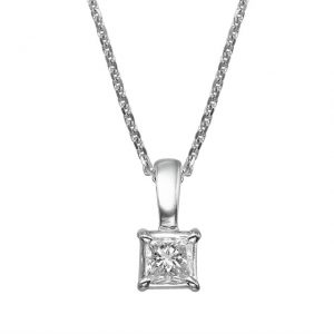 # תליון סוליטר פרינסס 0.40ct P-651-PC